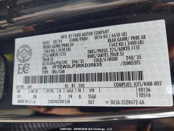 2024 FORD F-150 STX