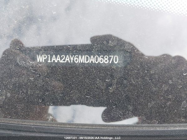 2021 PORSCHE CAYENNE — I17