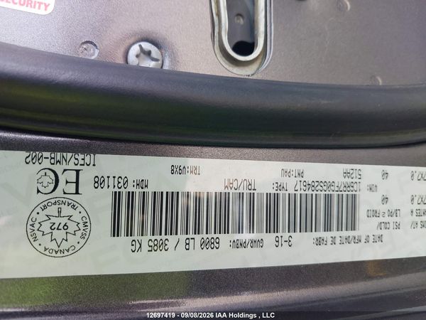 2016 RAM 1500 ST — I9