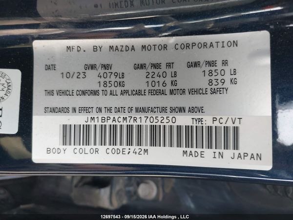 2024 MAZDA MAZDA3 GS — I9