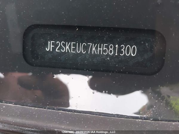 2019 SUBARU FORESTER 2.5I LIMITED — I18