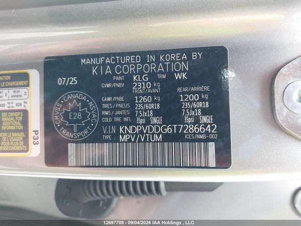 2026 KIA SPORTAGE EX/X LINE — I18