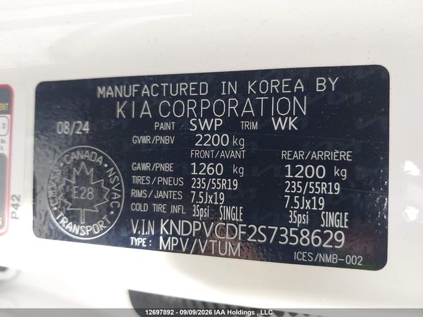 2025 KIA SPORTAGE EX/EX PREMIUM — I9