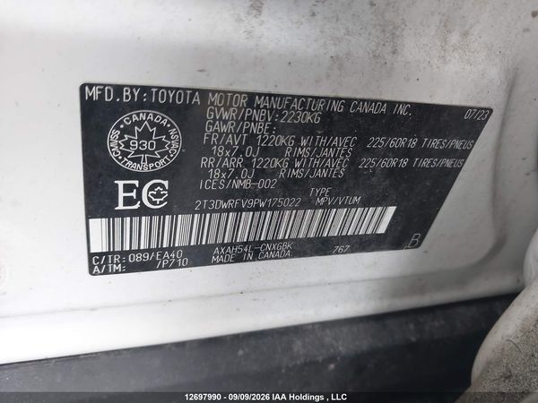 2023 TOYOTA RAV4 LIMITED — I9