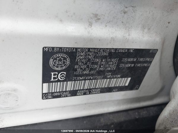 2023 TOYOTA RAV4 LIMITED — I18