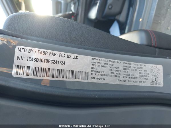 2024 DODGE DURANGO R/T — I17