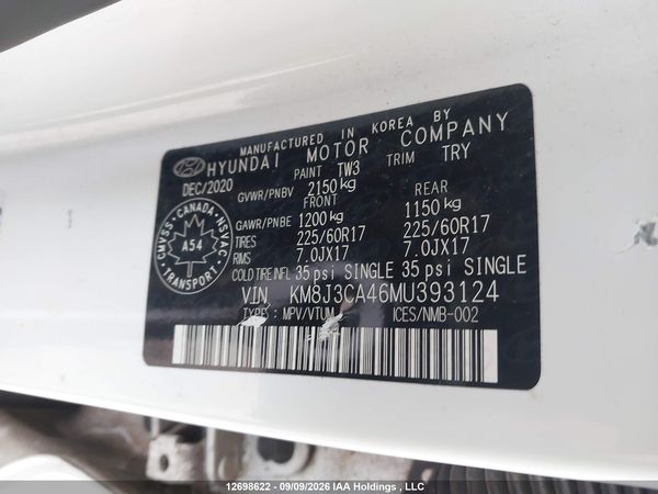 2021 HYUNDAI TUCSON