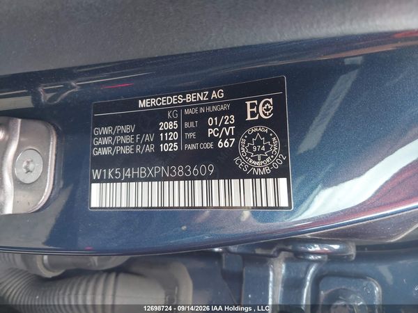 2023 MERCEDES-BENZ CLA 250 COUPE 4MATIC — I9