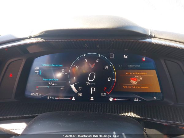 2020 CHEVROLET CORVETTE 3LT — I7