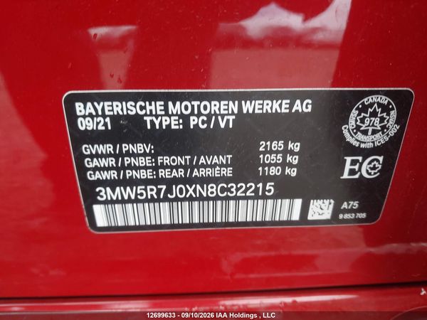 2022 BMW 330I XDRIVE