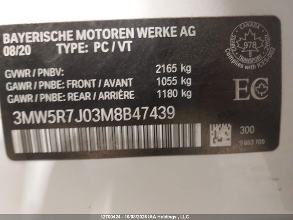 2021 BMW 330XI xDrive — I19