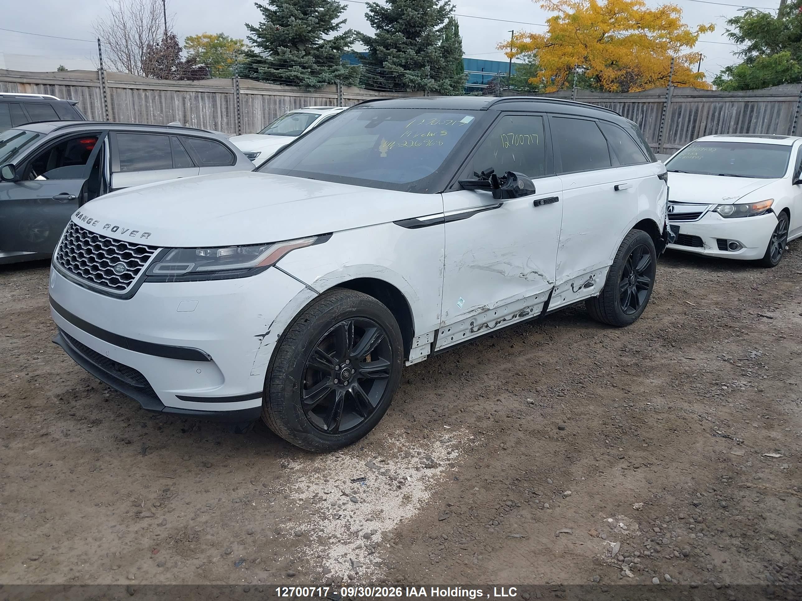 2019 LAND ROVER RANGE ROVER VELAR S — I2
