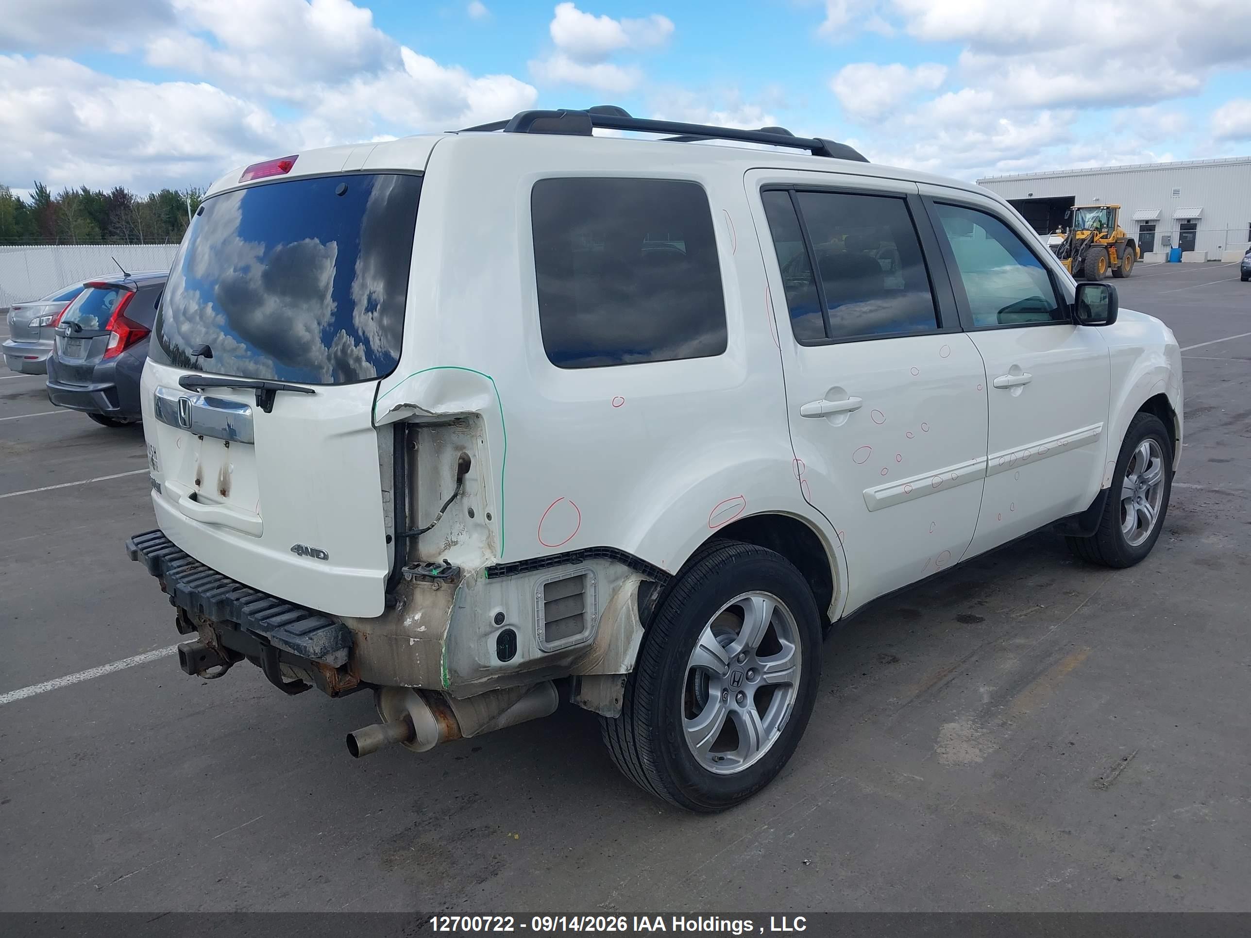 2014 HONDA PILOT LX — I4