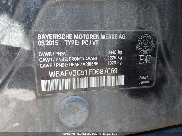 2015 BMW 535D XDRIVE