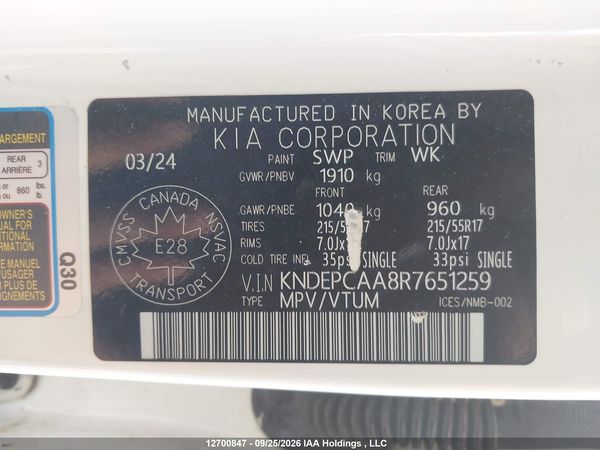 2024 KIA SELTOS LX — I9