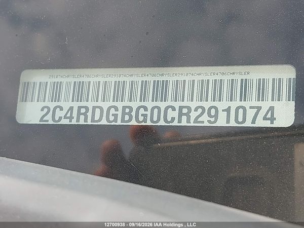 2012 DODGE GRAND CARAVAN SE/SXT — I16