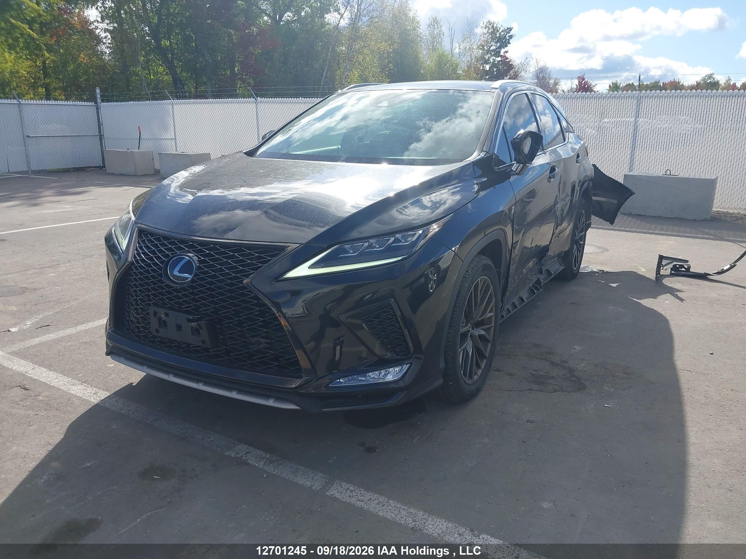 2021 LEXUS RX 350 F SPORT — I2