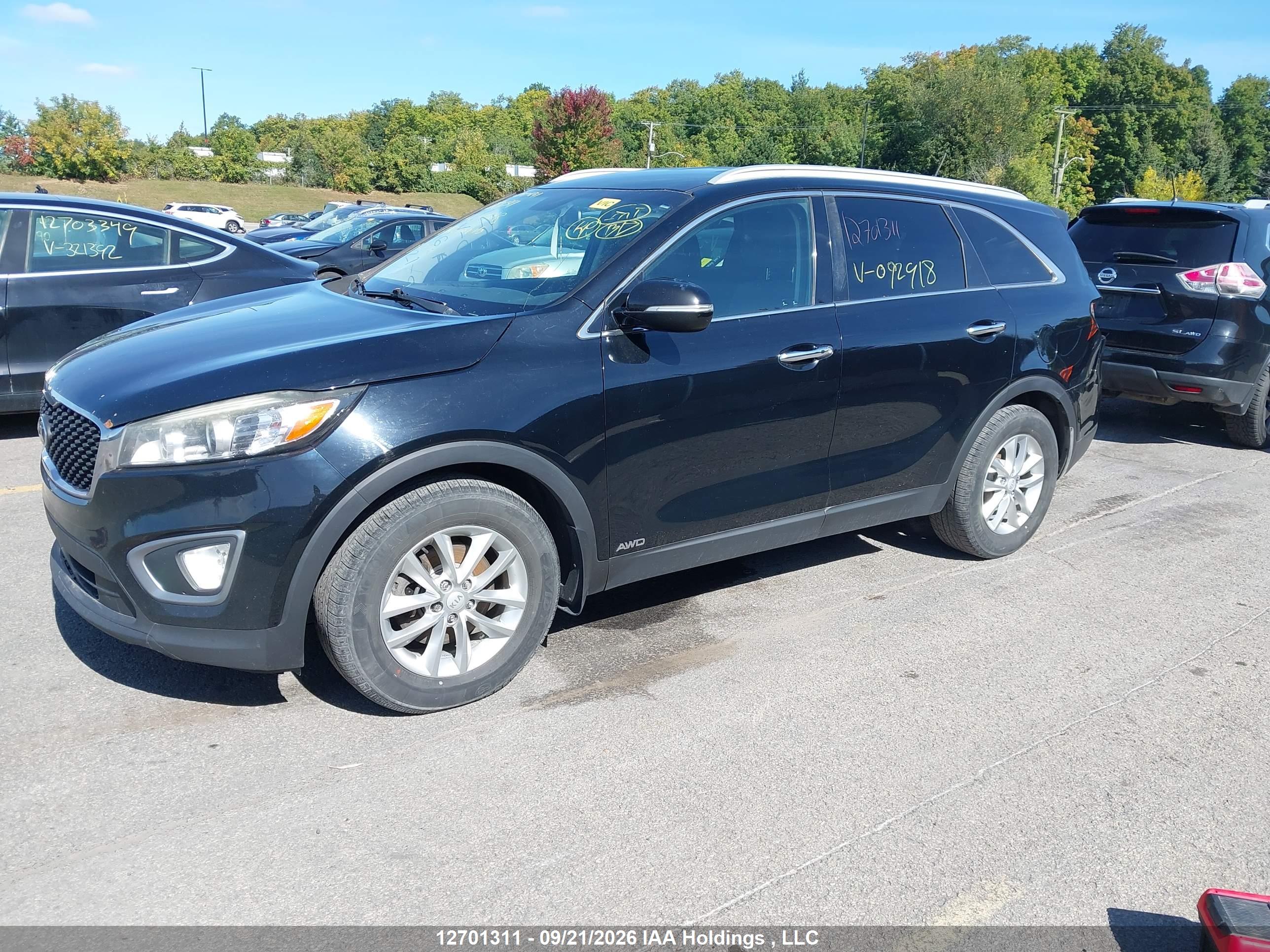 2016 KIA SORENTO LX/L — I2