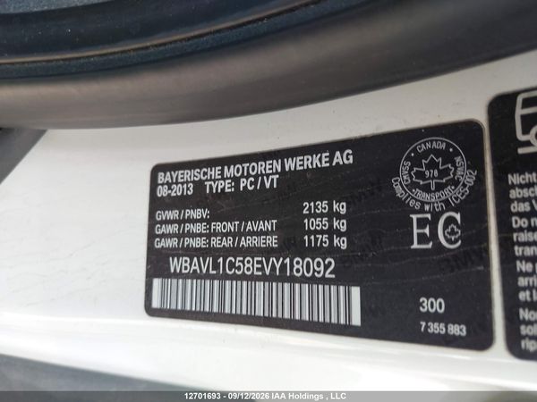 2014 BMW X1 XDRIVE28I — I10
