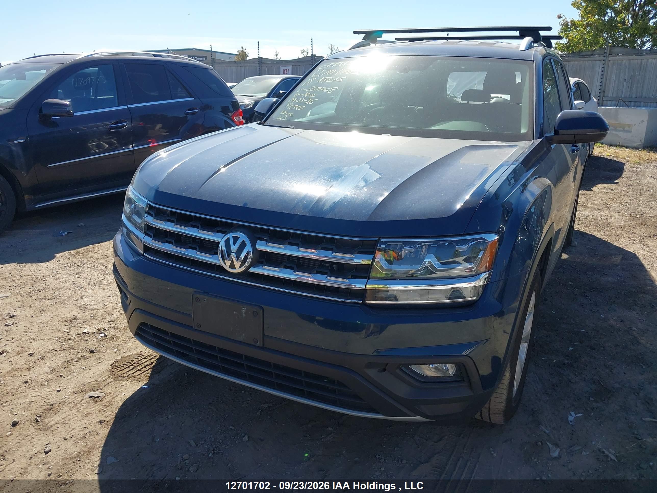 2018 VOLKSWAGEN ATLAS SE — I2