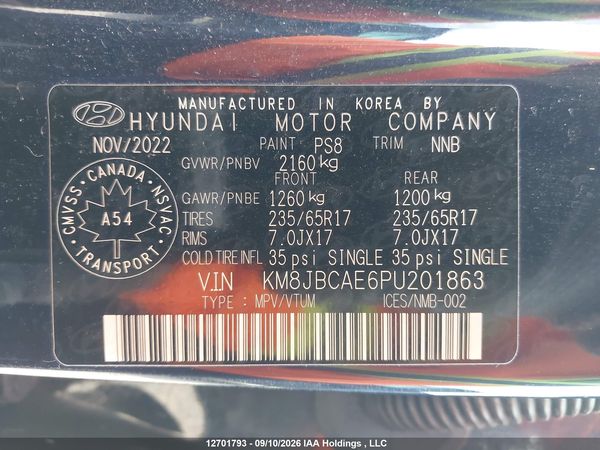 2023 HYUNDAI TUCSON SEL — I9