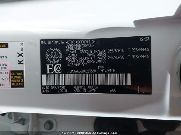 2024 LEXUS RZ 450E — I9