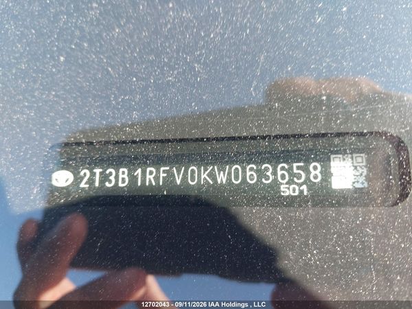 2019 TOYOTA RAV4 LE AWD — I18