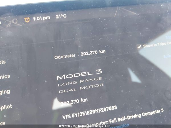 2022 TESLA MODEL 3