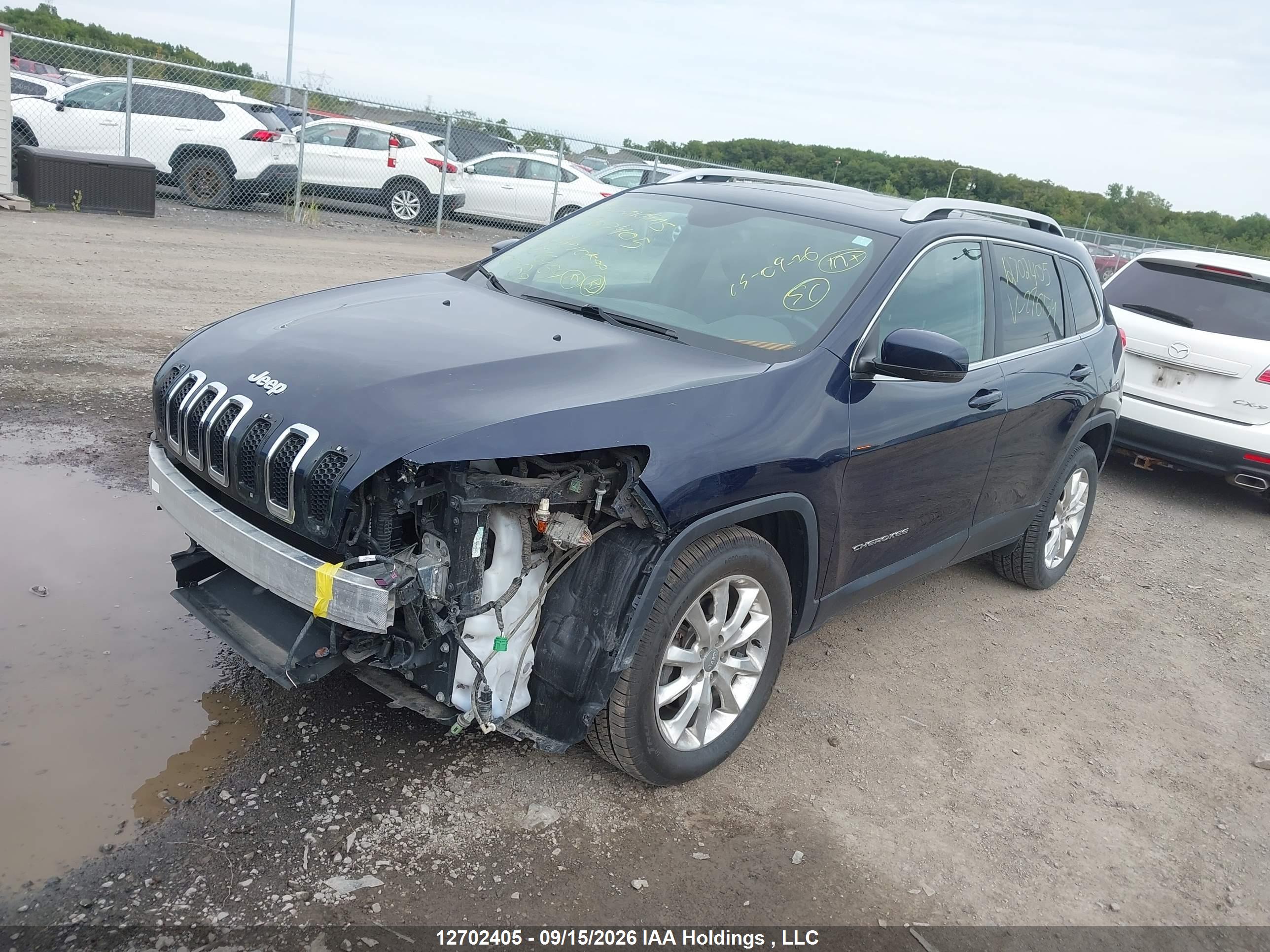 2016 JEEP CHEROKEE LIMITED — I2