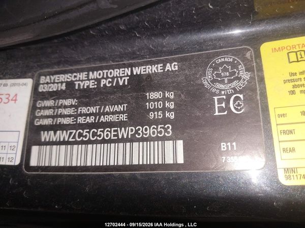2014 MINI COOPER S COUNTRYMAN — I9