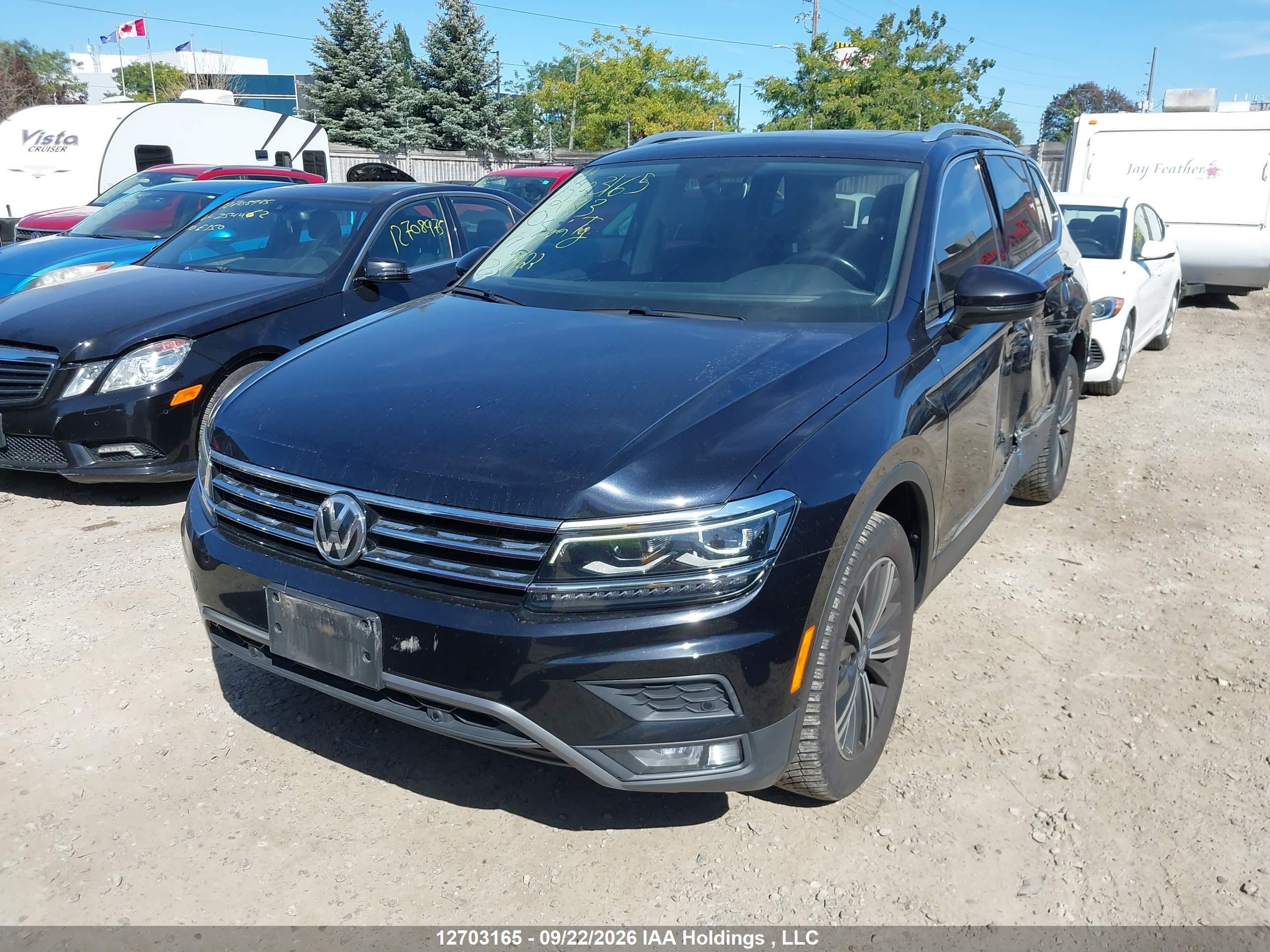 2019 VOLKSWAGEN TIGUAN HIGHLINE — I2
