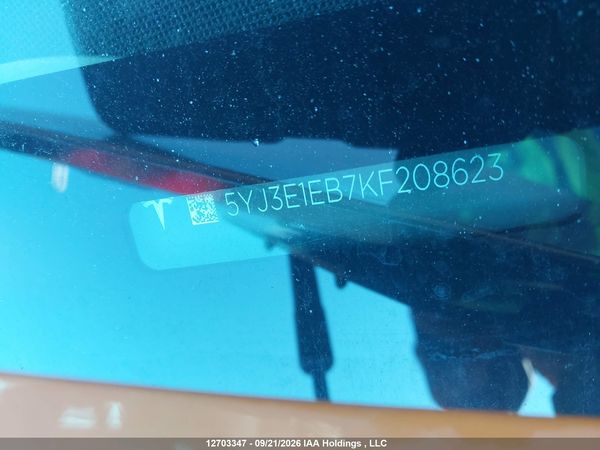 2019 TESLA MODEL 3 — I21