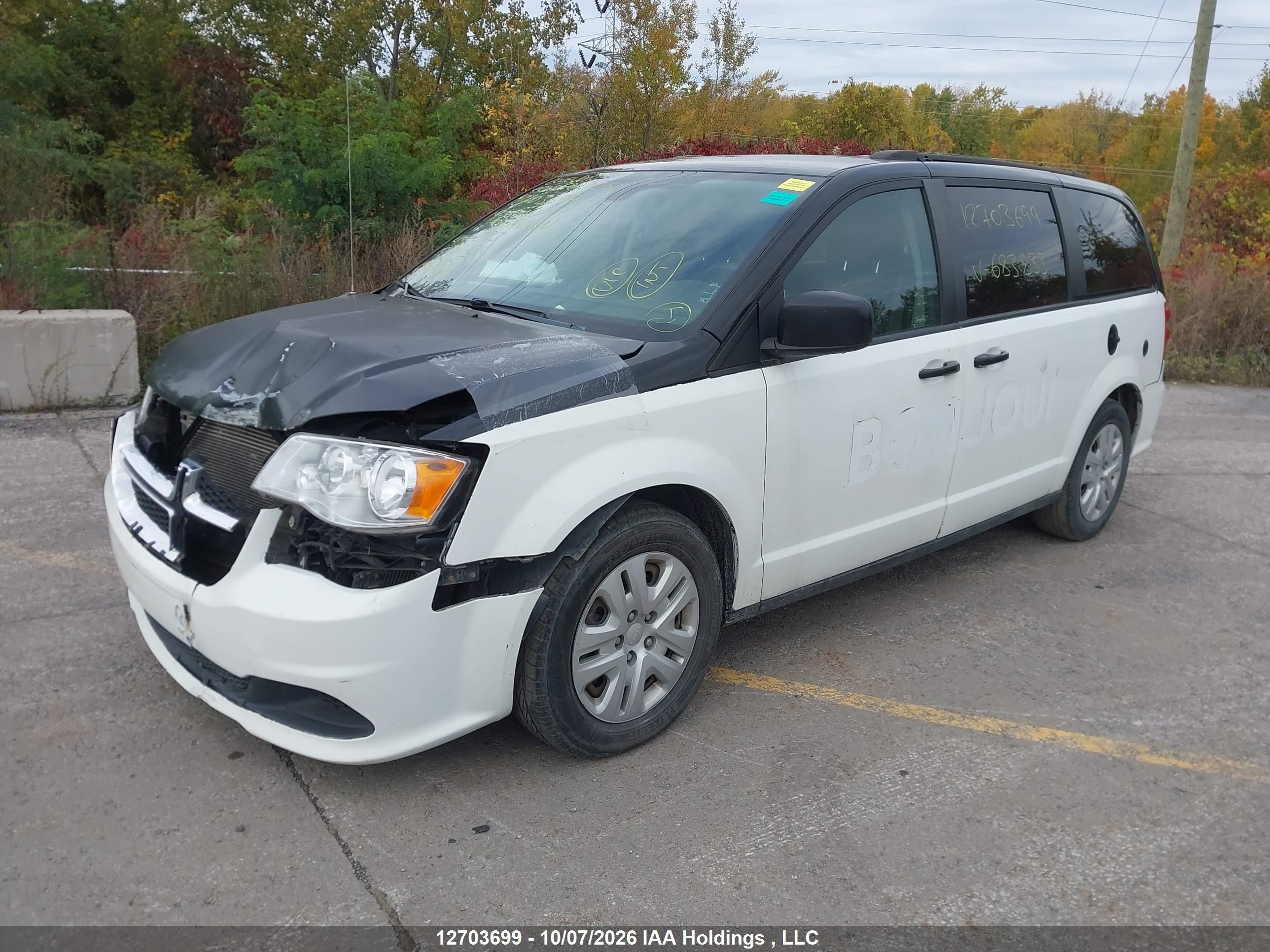 2019 DODGE GRAND CARAVAN SE — I2