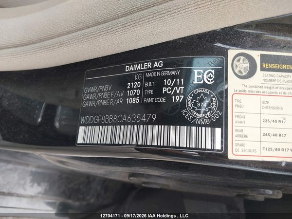 2012 MERCEDES-BENZ C 300 4MATIC — I9