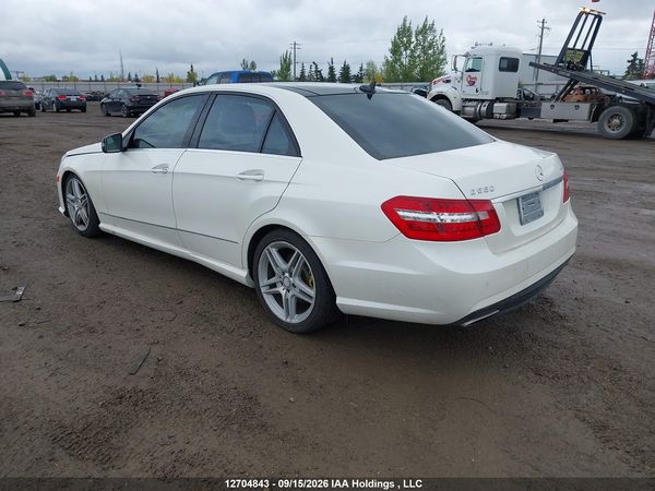 2012 MERCEDES-BENZ E 550 4MATIC — I3