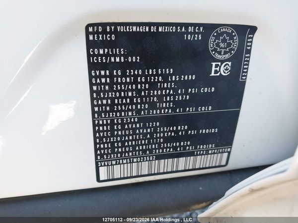 2026 VOLKSWAGEN TIGUAN — I9