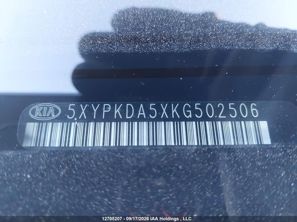 2019 KIA SORENTO SX/SXL — I19