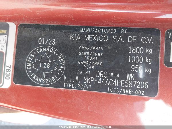 2023 KIA FORTE GT LIMITED — I18