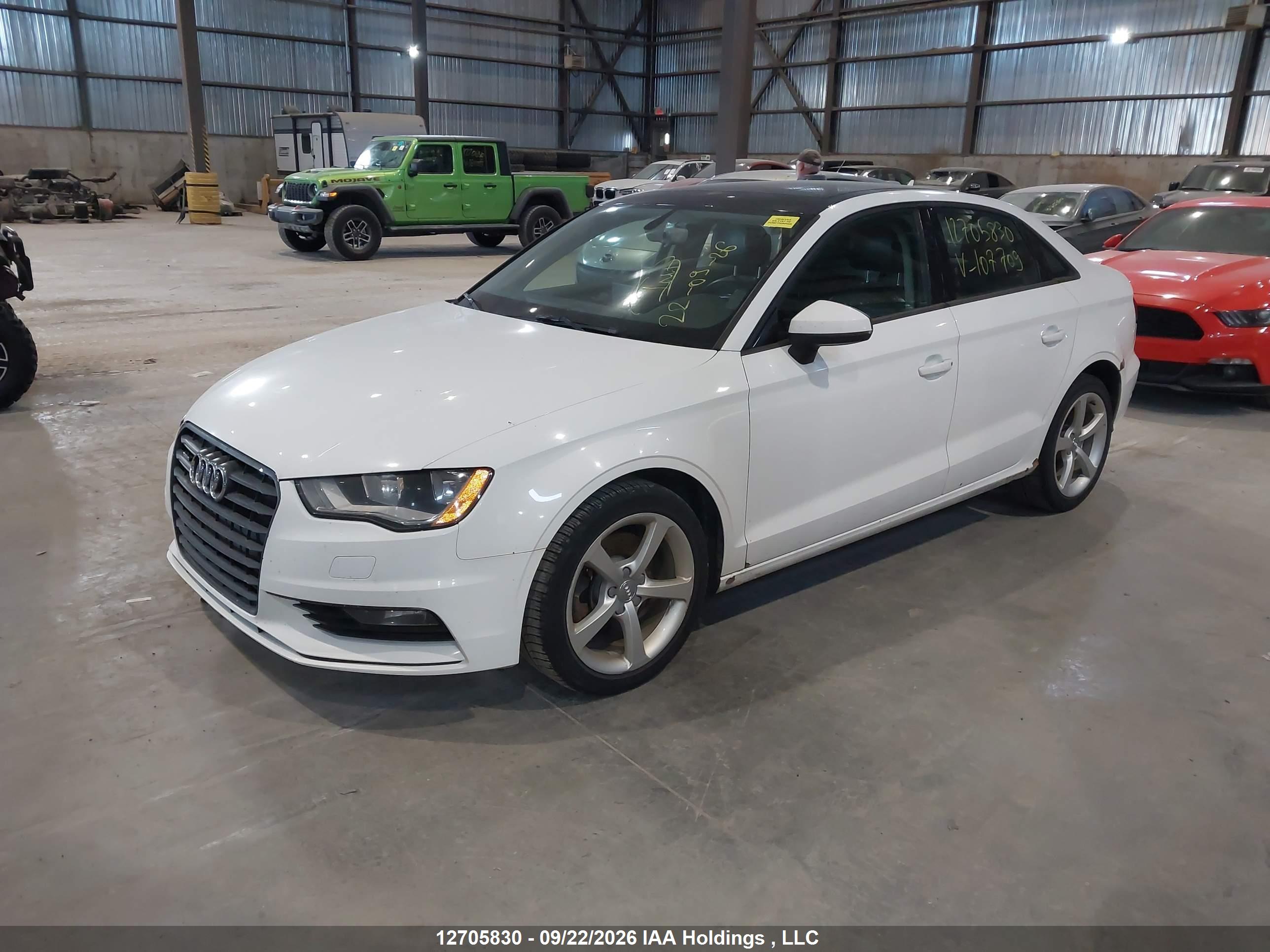 2016 AUDI A3 QUATTRO — I2
