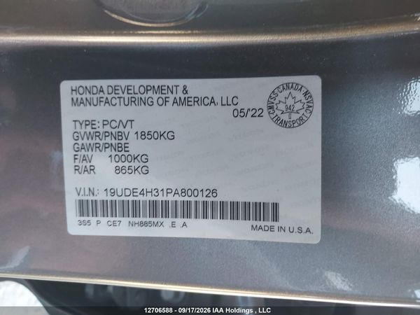2023 ACURA INTEGRA A-SPEC — I20
