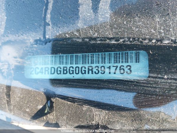 2016 DODGE GRAND CARAVAN SE — I19