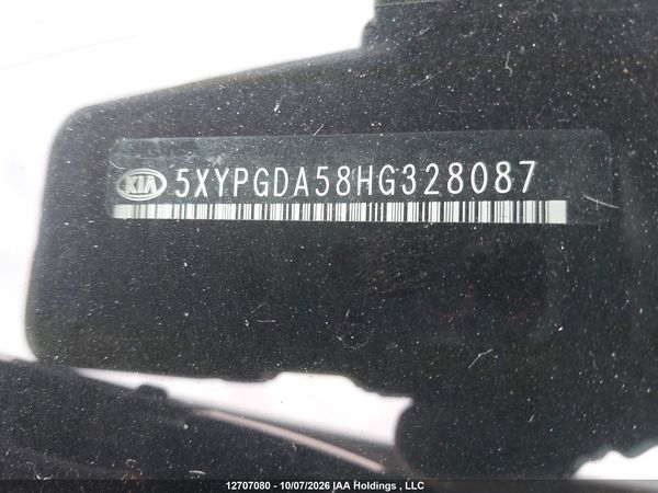 2017 KIA SORENTO 3.3L LX V6 7-SEATER — I19