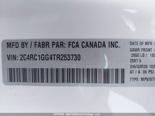 2026 CHRYSLER PACIFICA LIMITED — I18