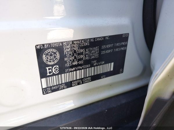 2023 TOYOTA RAV4 XLE — I19