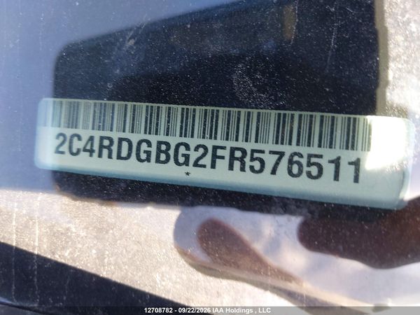 2015 DODGE GRAND CARAVAN SE — I19