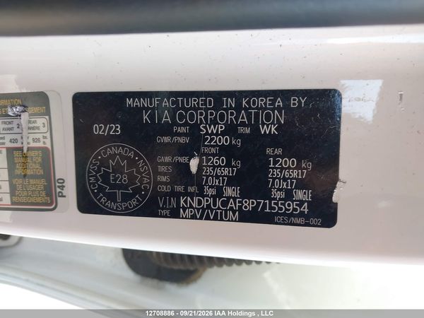 2023 KIA SPORTAGE LX — I18