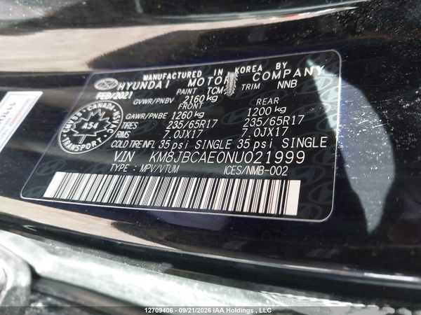 2022 HYUNDAI TUCSON PREFERRED AWD — I19