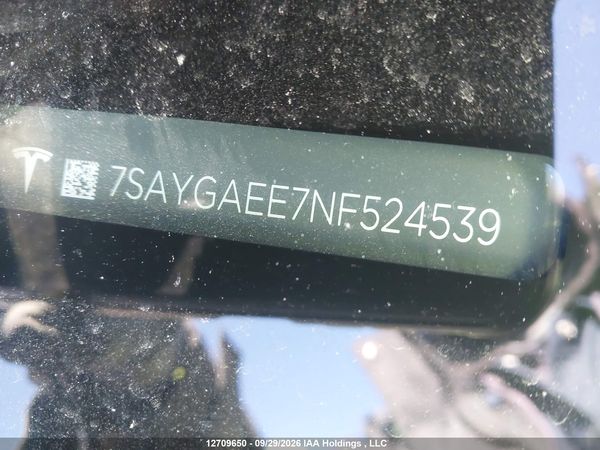2022 TESLA MODEL Y LONG RANGE — I19