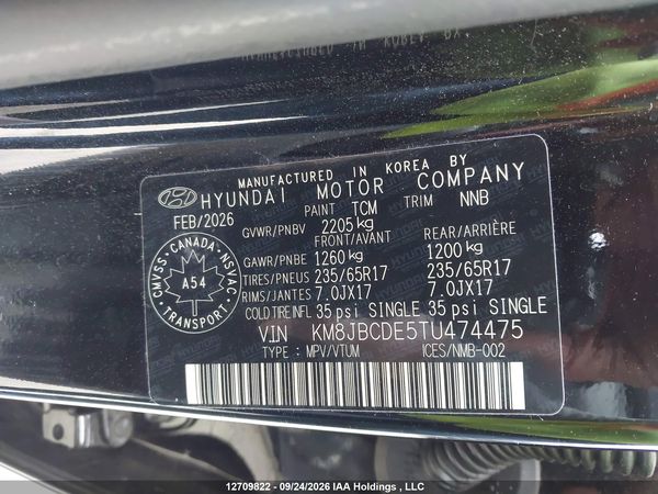 2026 HYUNDAI TUCSON SEL — I9