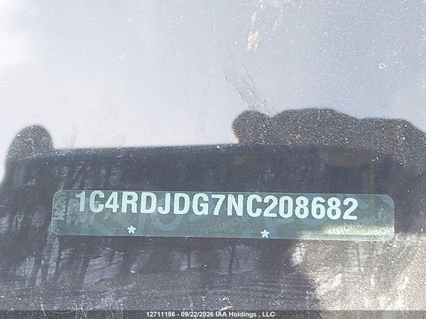 2022 DODGE DURANGO GT — I19